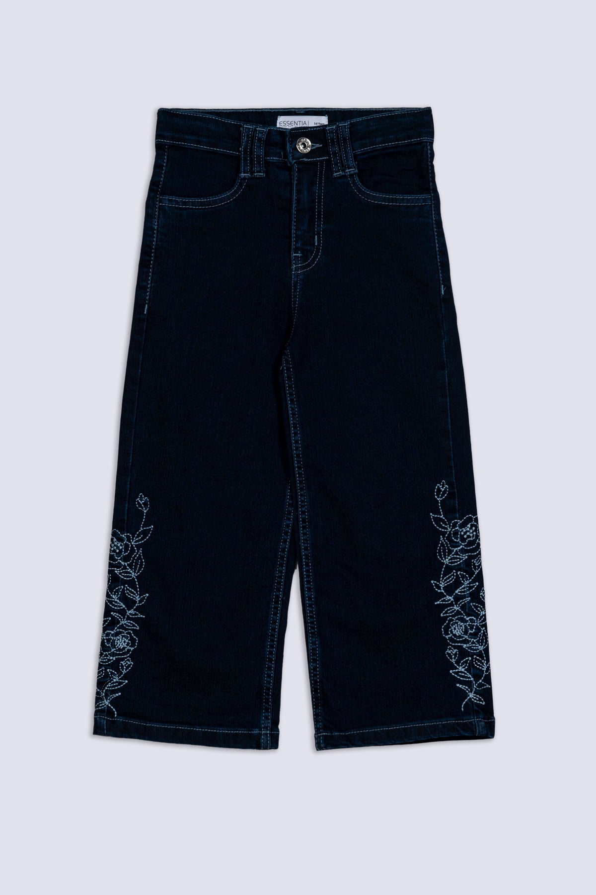 Floral Edge Girl's Denim