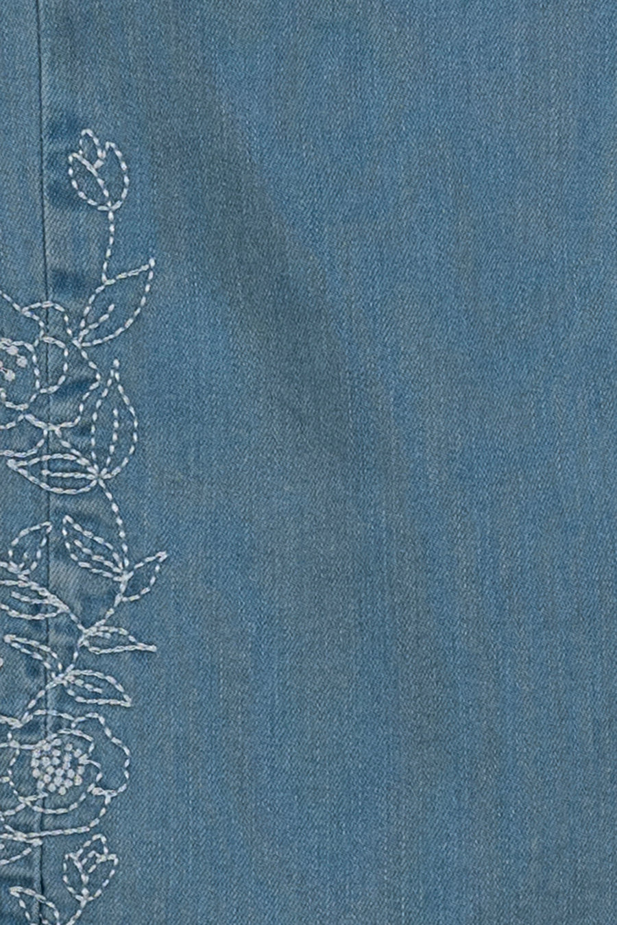 Floral Edge Girl's Denim