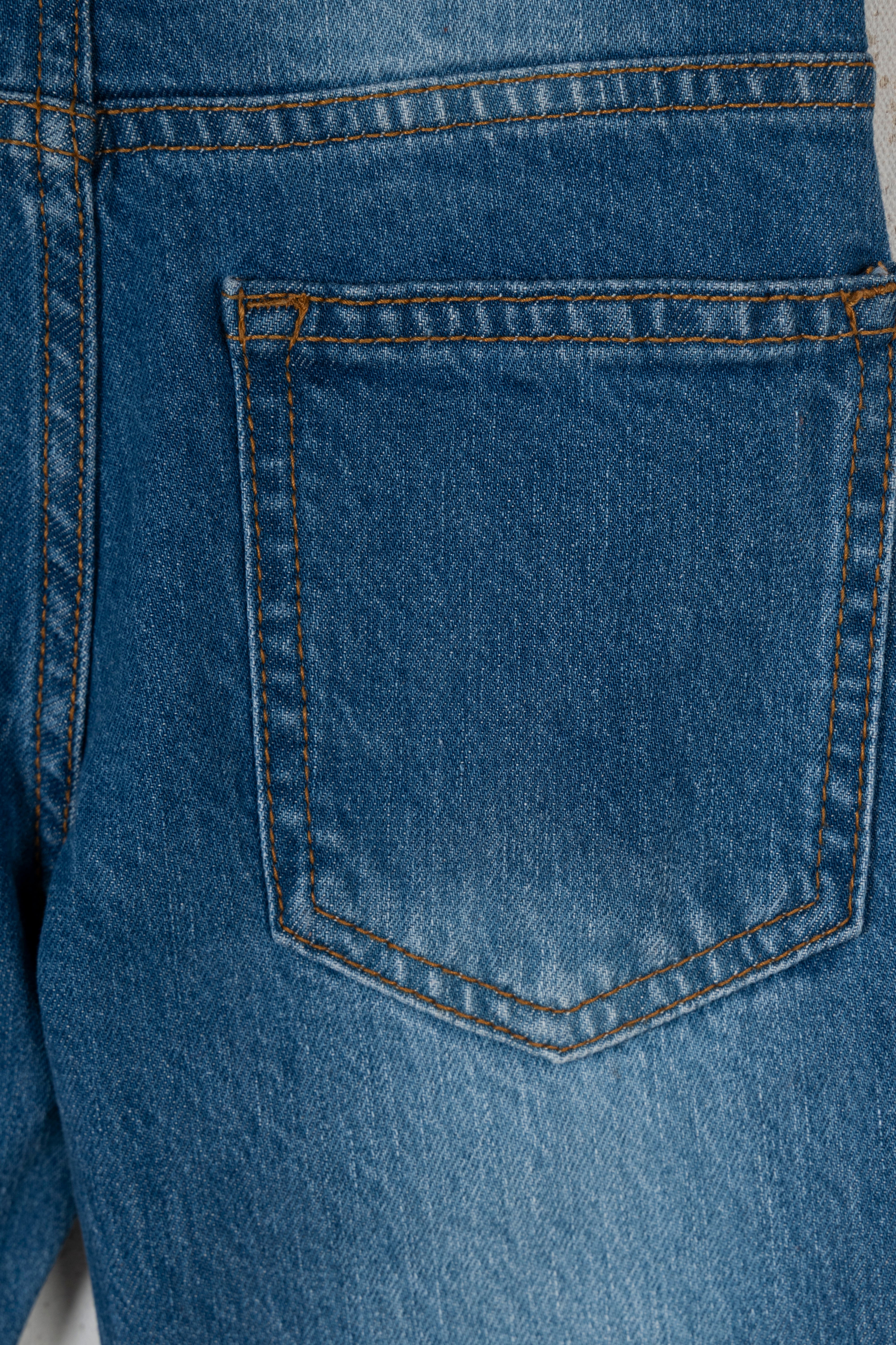 Raw Hem Bootcut Denim