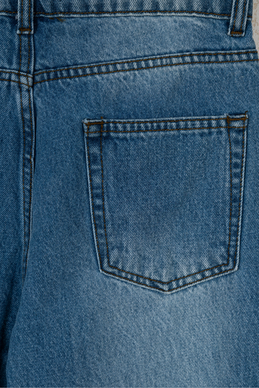 Vintage Fade Straight-Leg Denim