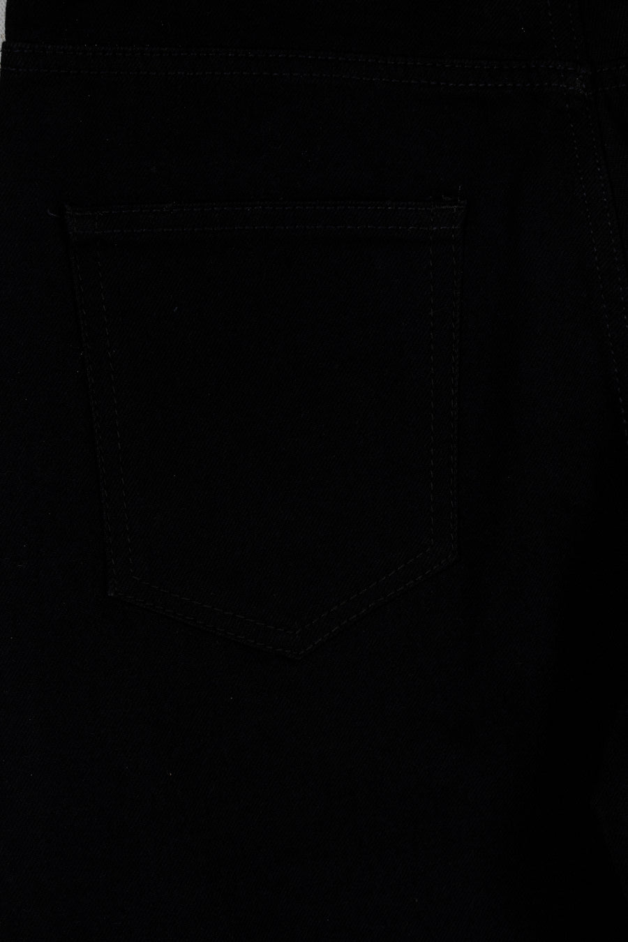 Noir Straight-Leg Denim