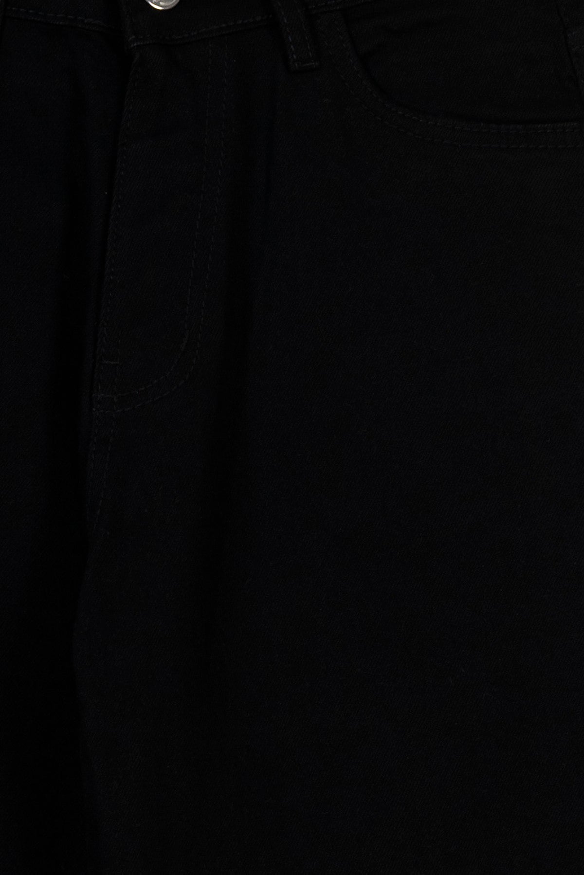 Noir Straight-Leg Denim