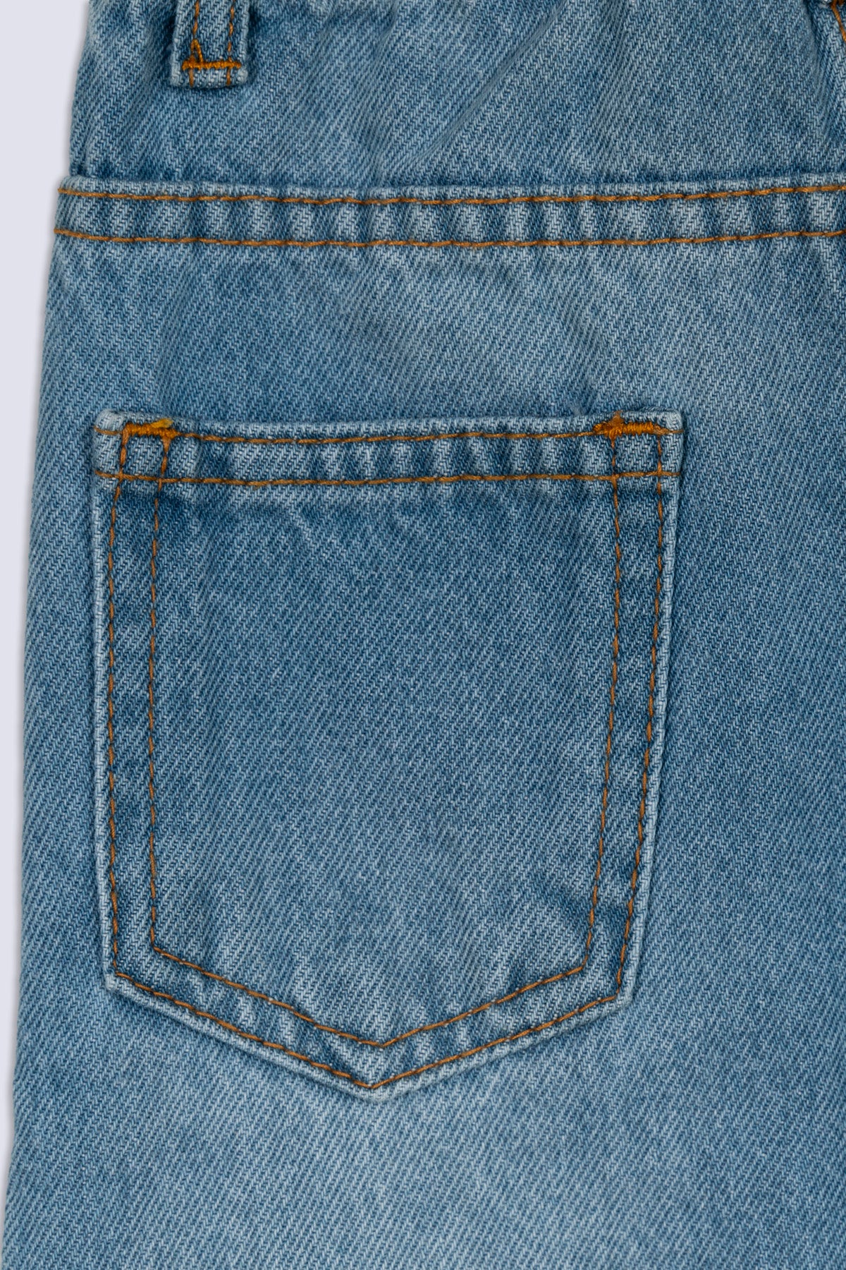 Petal Splash Front-Pocket Girls' Jean