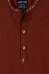 Brown Boy's Basic Kurta