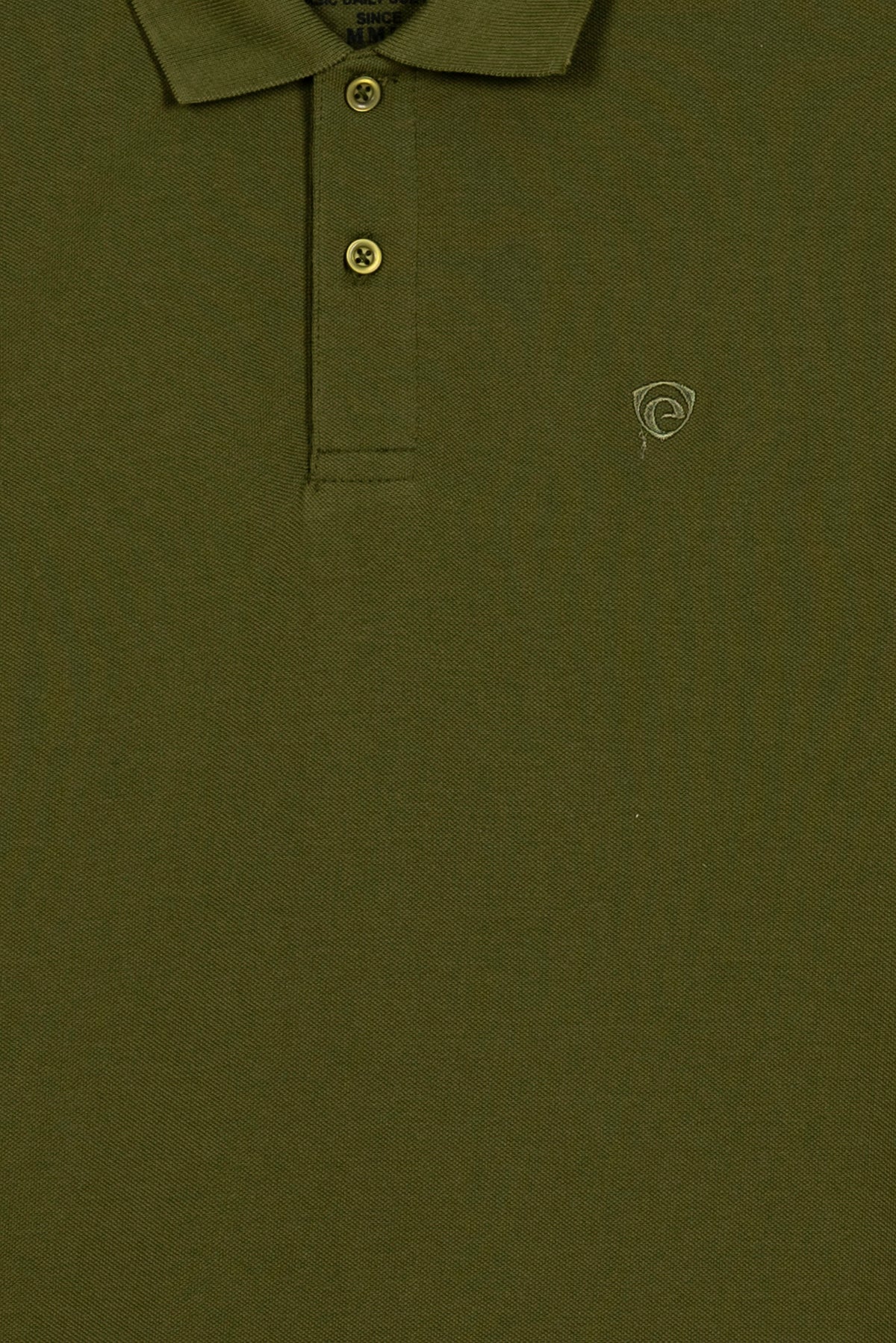 Olive Men's Plain Polo Shirt