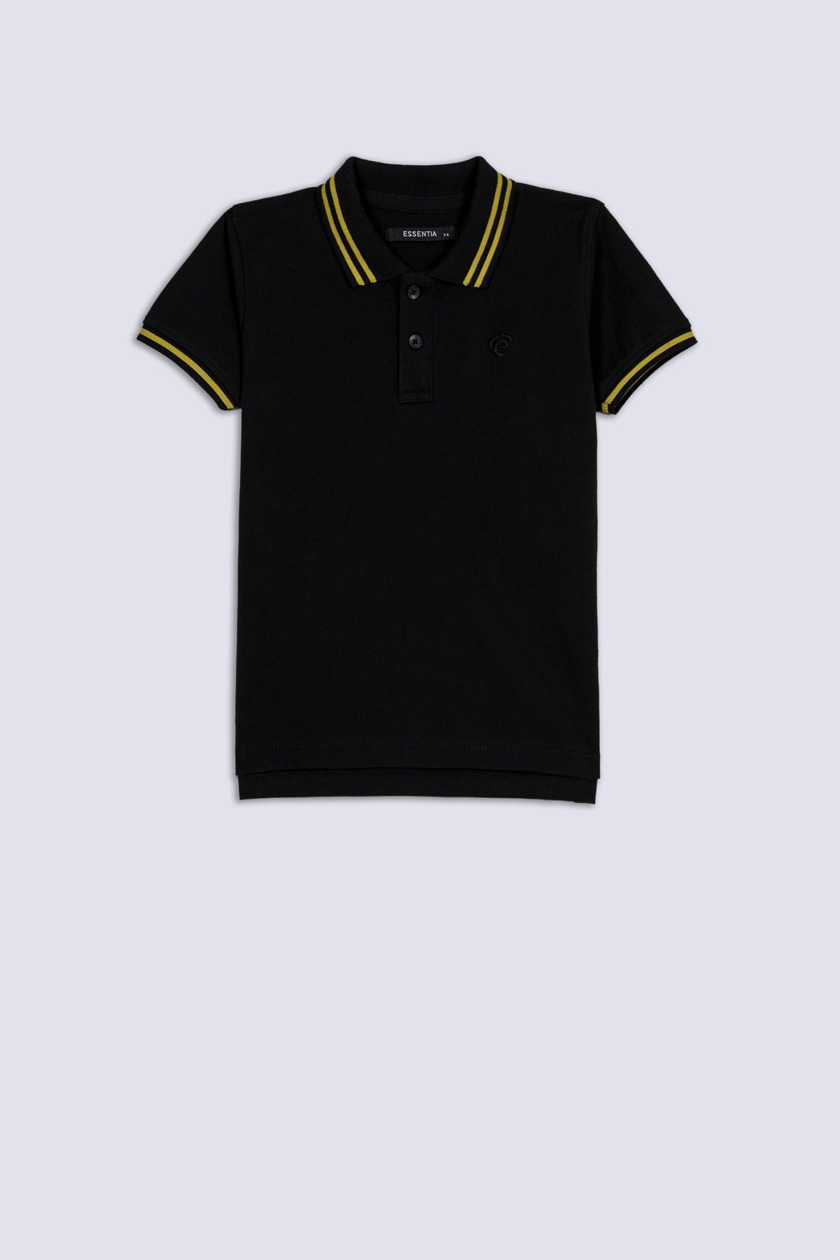 Black Boy's Plain Polo Shirt