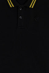 Black Boy's Plain Polo Shirt