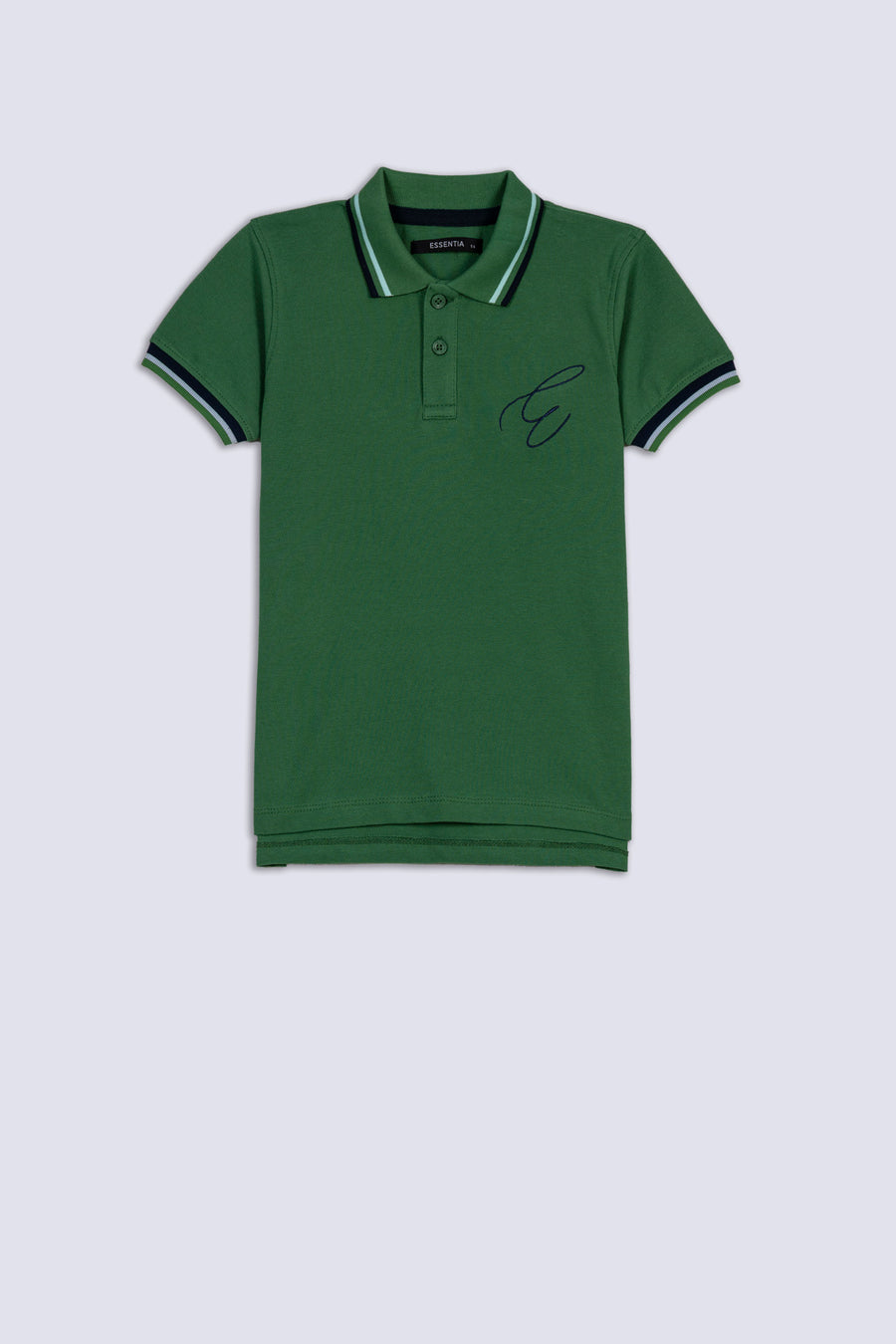 Lt Green Boy's Plain Polo  Shirt