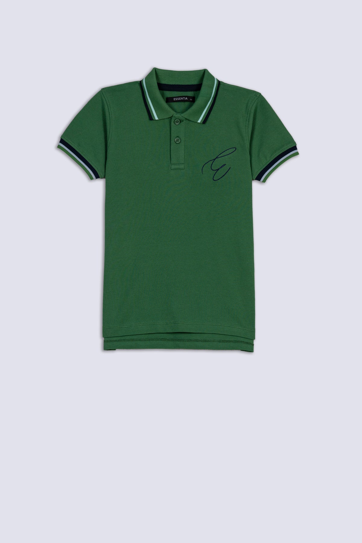 Lt Green Boy's Plain Polo  Shirt