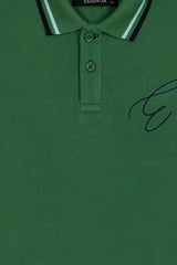 Lt Green Boy's Plain Polo  Shirt