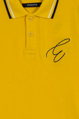 Yellow Boy's Plain Polo Shirt