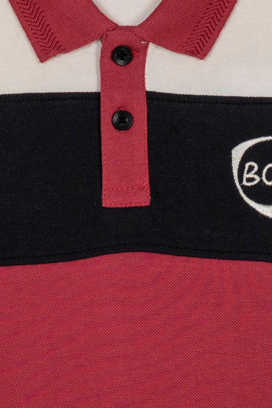 Colour Block Boy's Polo Shirt