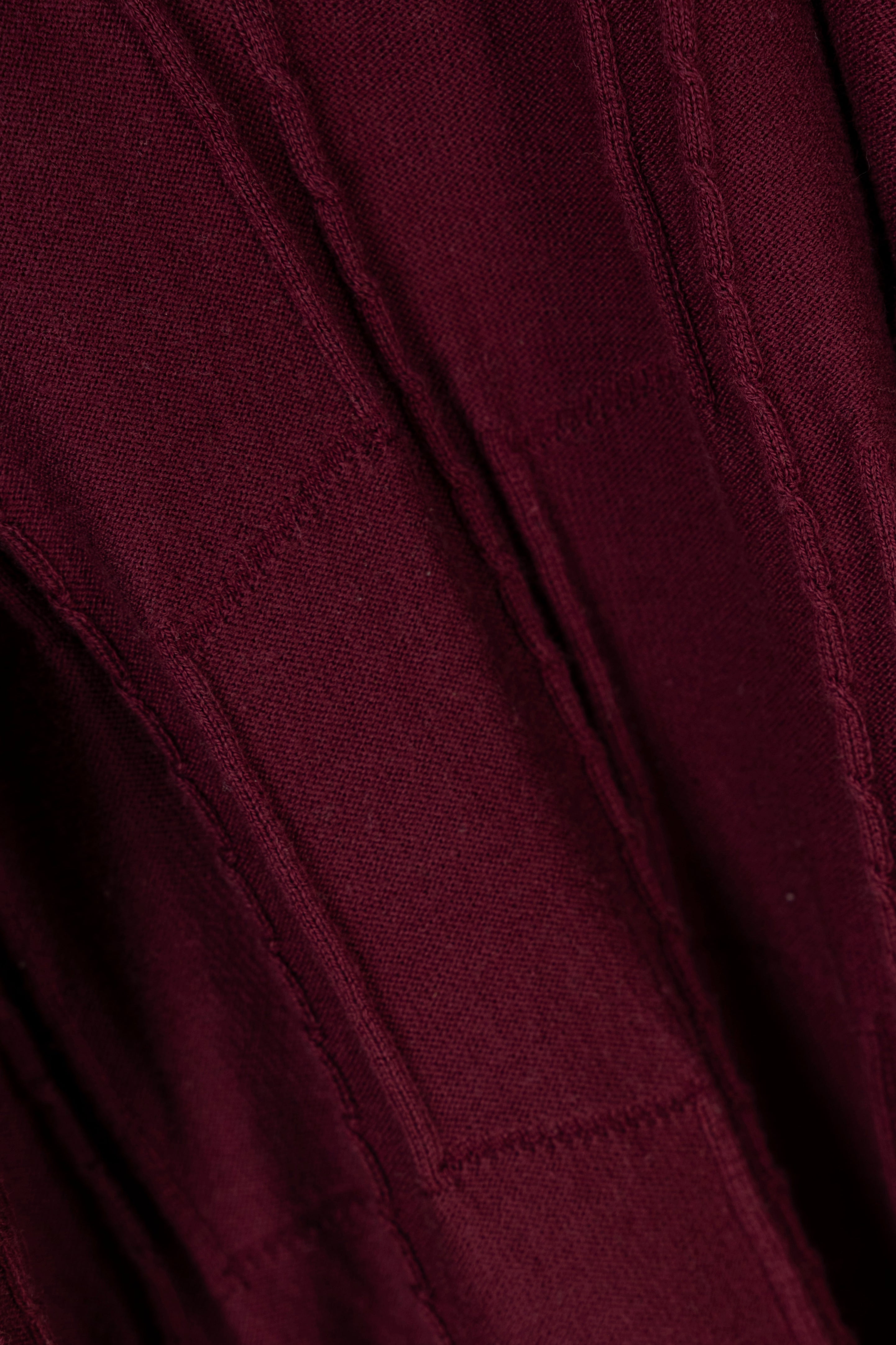 Structured Weave Knitted Polo