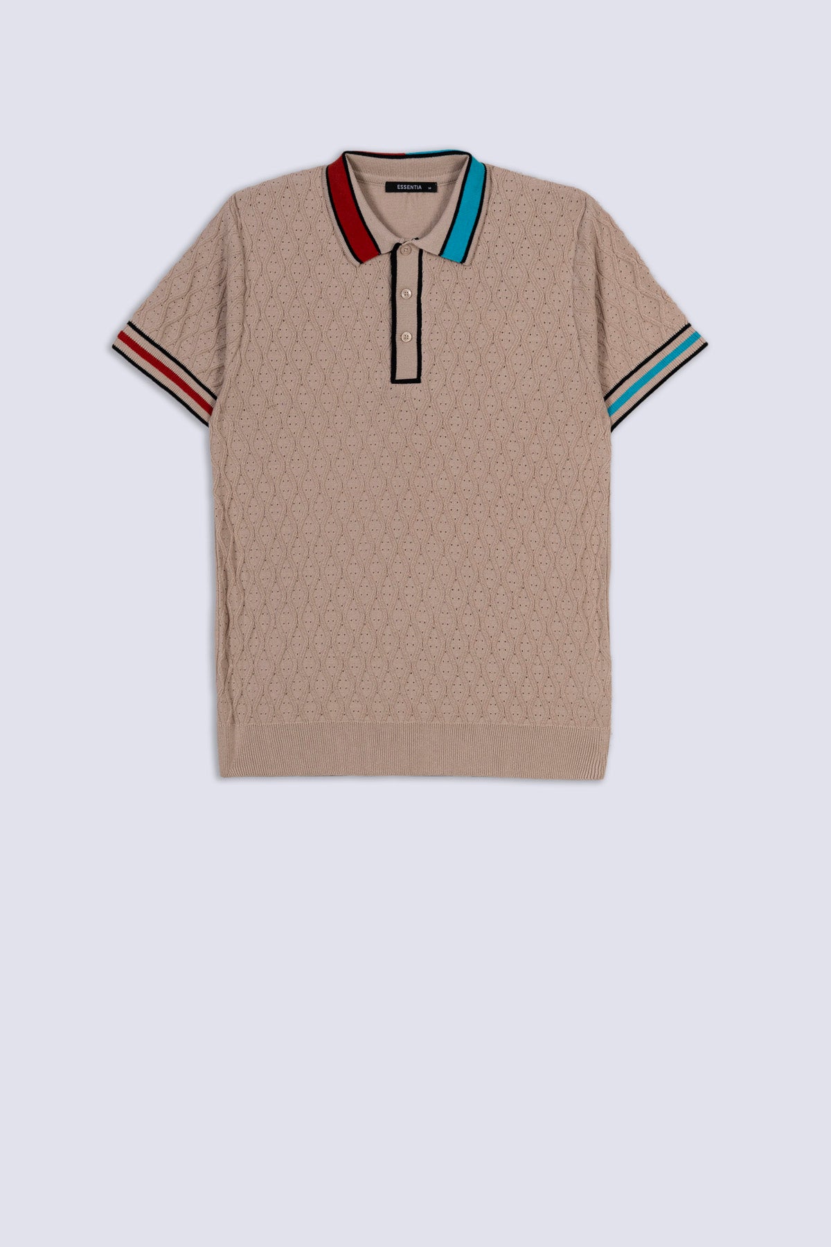 Tricolour Thread Men's Polo