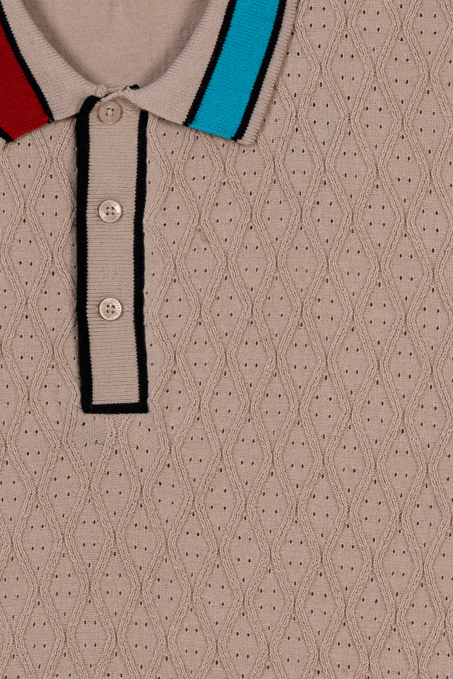 Tricolour Thread Men's Polo