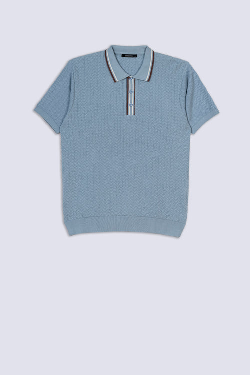 Men's Pastel Knitted Polo