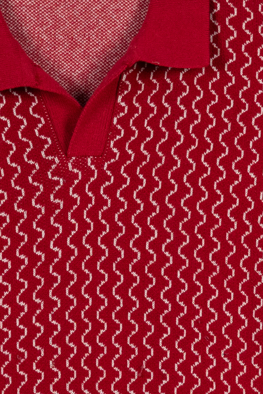 Elite Zigzag Weave Men's Polo