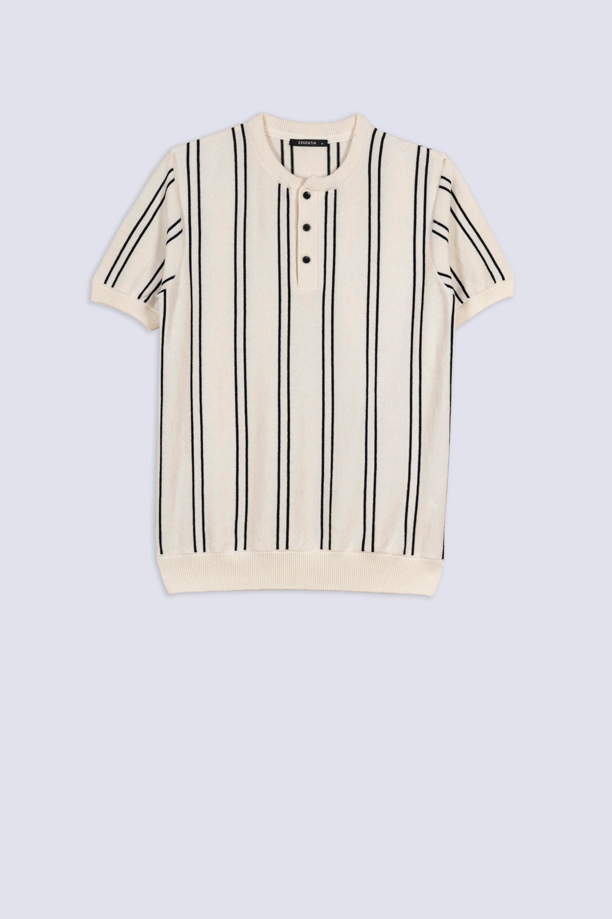 Verdant Line Men's Henley Polo