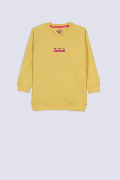 Girls' Basic Edition Fleece Sweatshirt