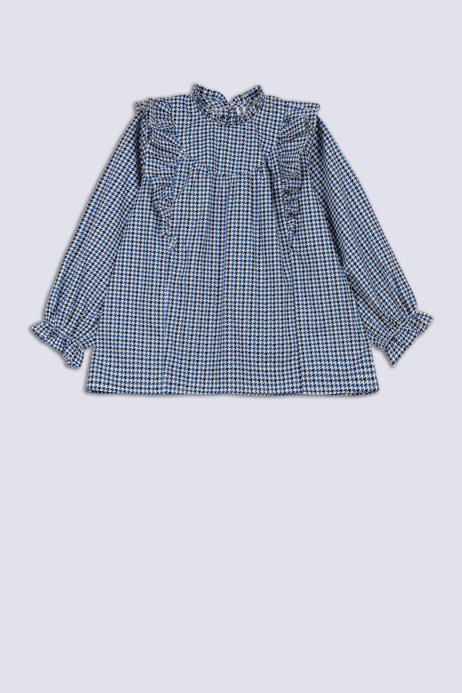 Houndstooth Print Girl's Co-Ord Set