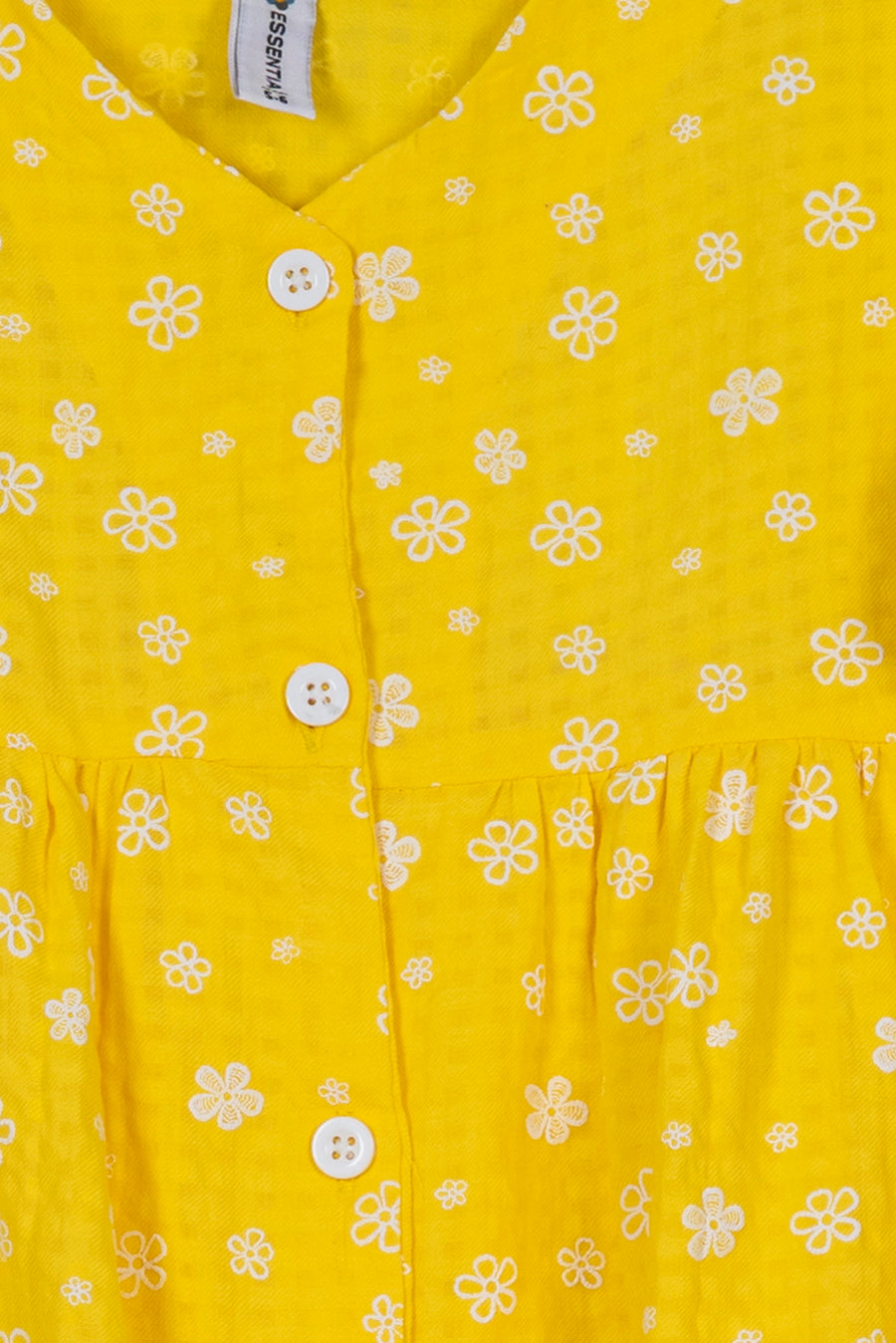 Yellow Floral Girl's Co-Ord Set
