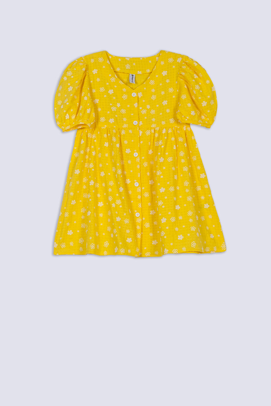 Yellow Floral Girl's Co-Ord Set