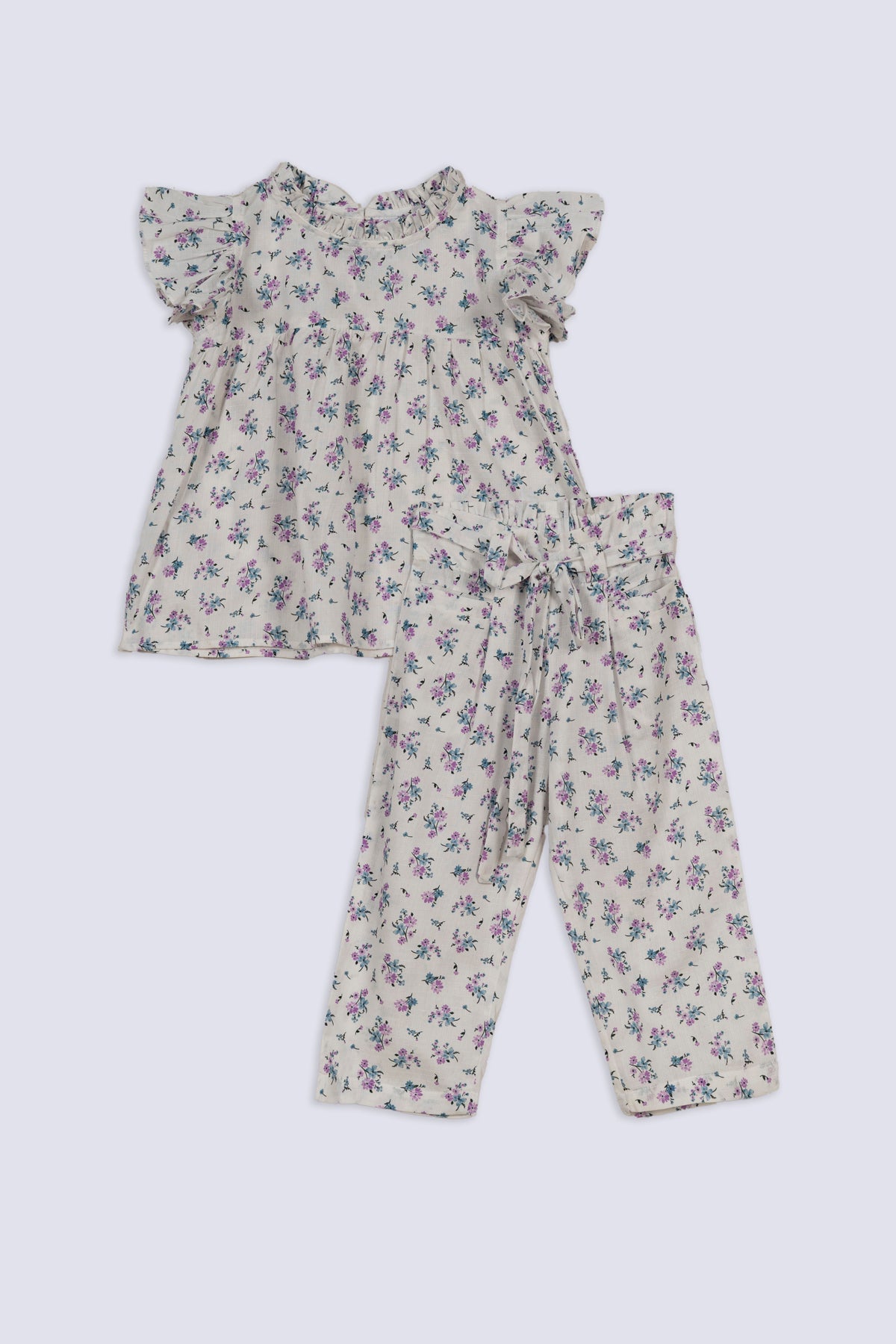 Girls Vintage Floral Co-Ord Set