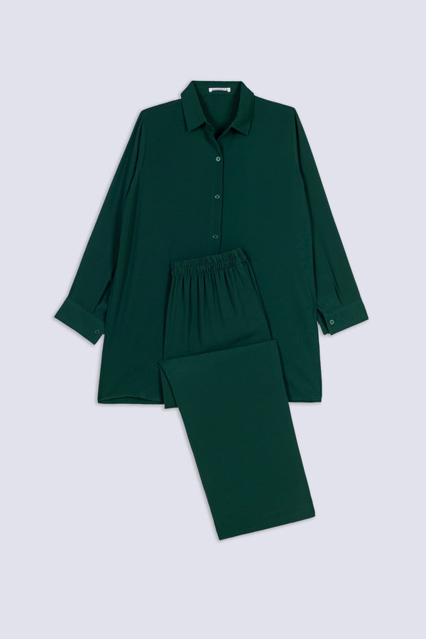 Signature Dark Green Ladies Lounge Set