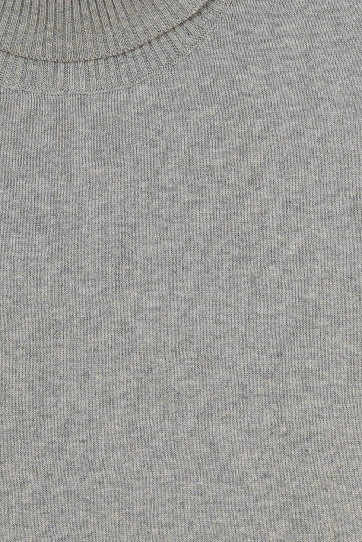 Grey Luxe Knit Turtleneck