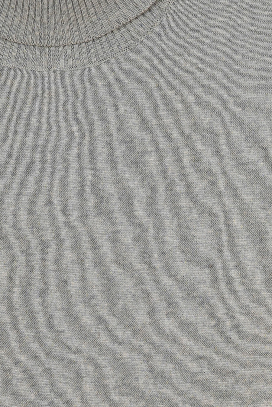 Grey Luxe Knit Turtleneck