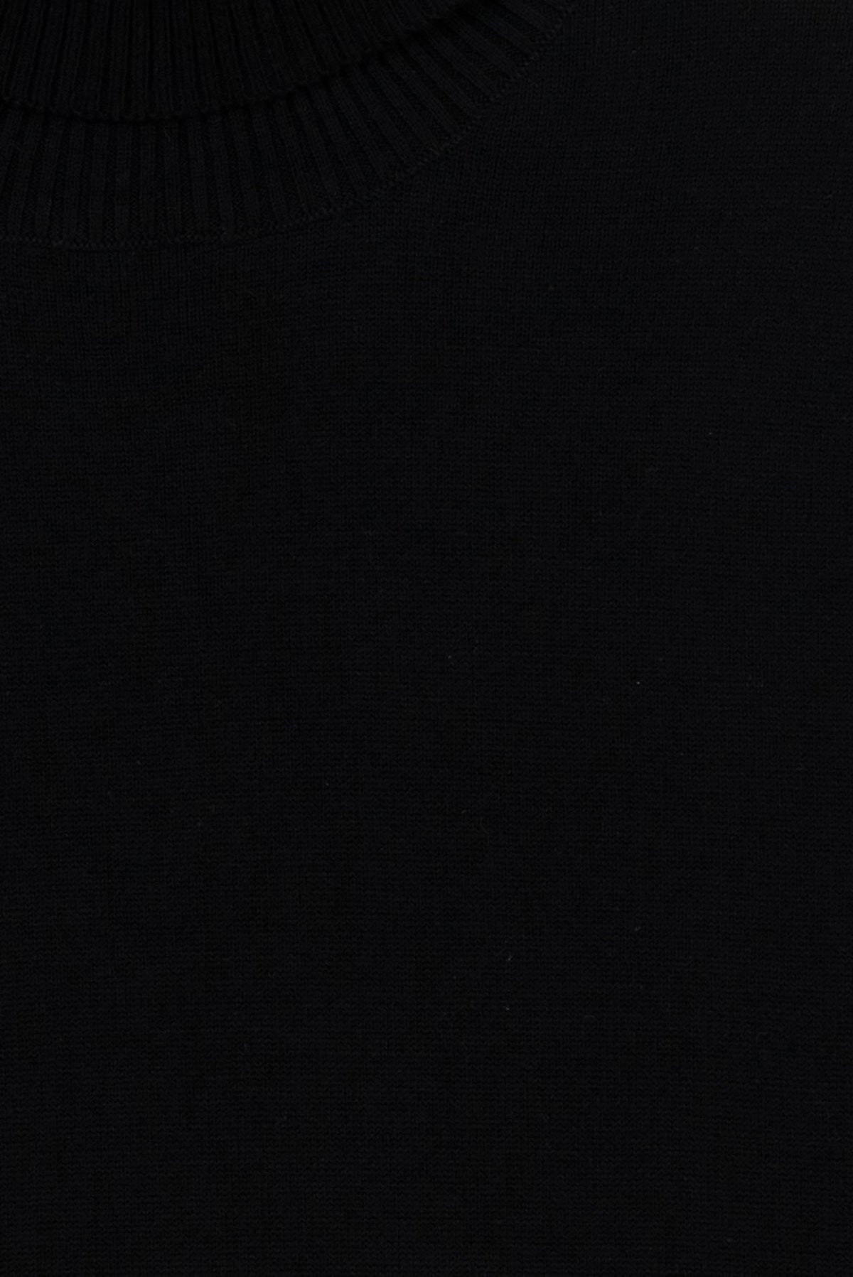 Black Luxe Knit Turtleneck