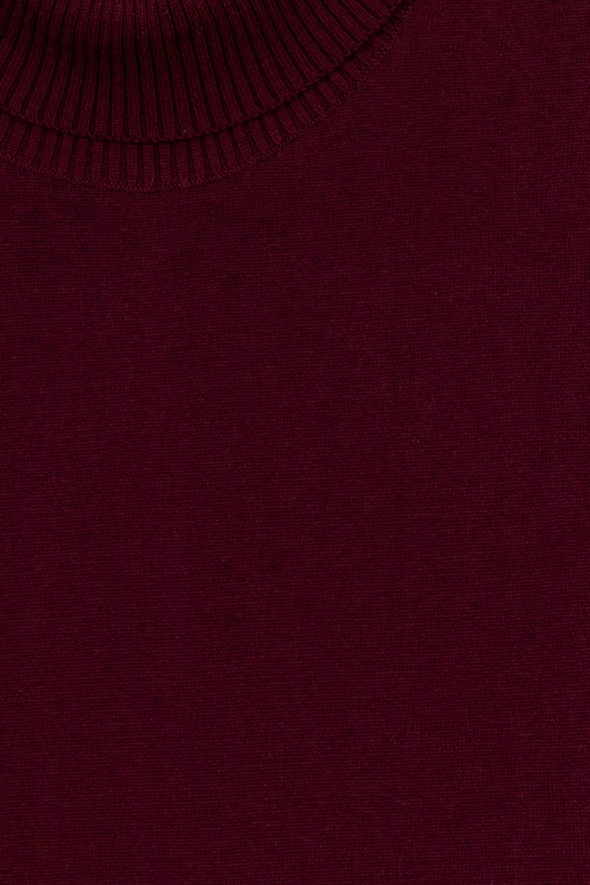 Maroon Luxe Knit Turtleneck