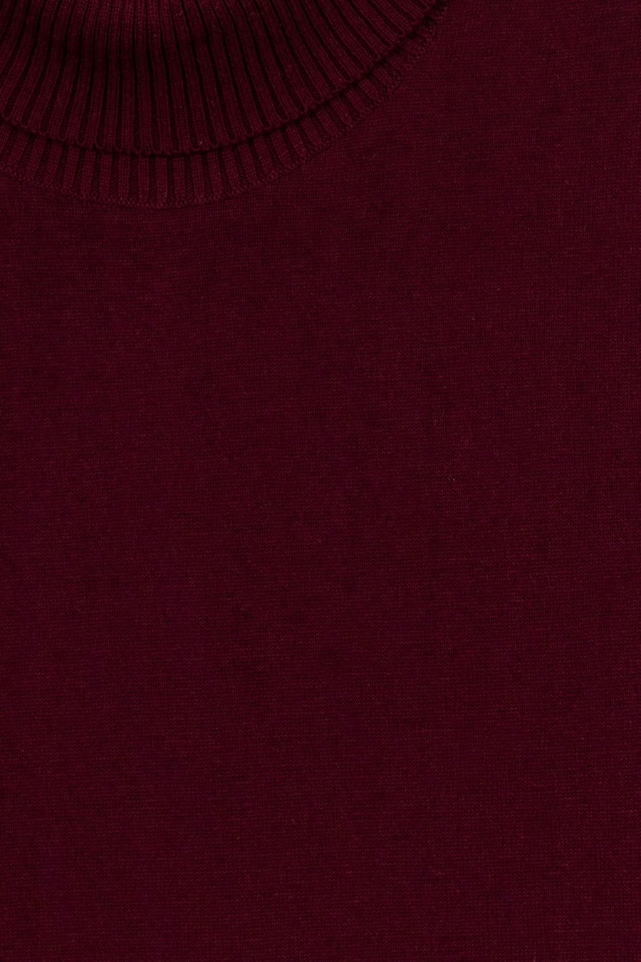 Maroon Luxe Knit Turtleneck