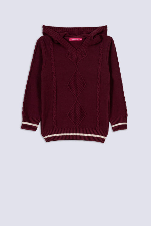 Heritage Girl's Knit Hoodie