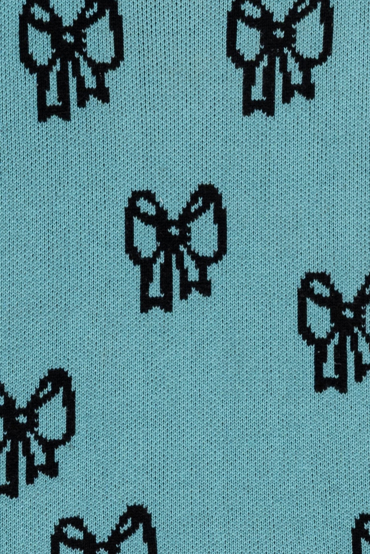 Girls’ Bow Motif Knitted Sweater