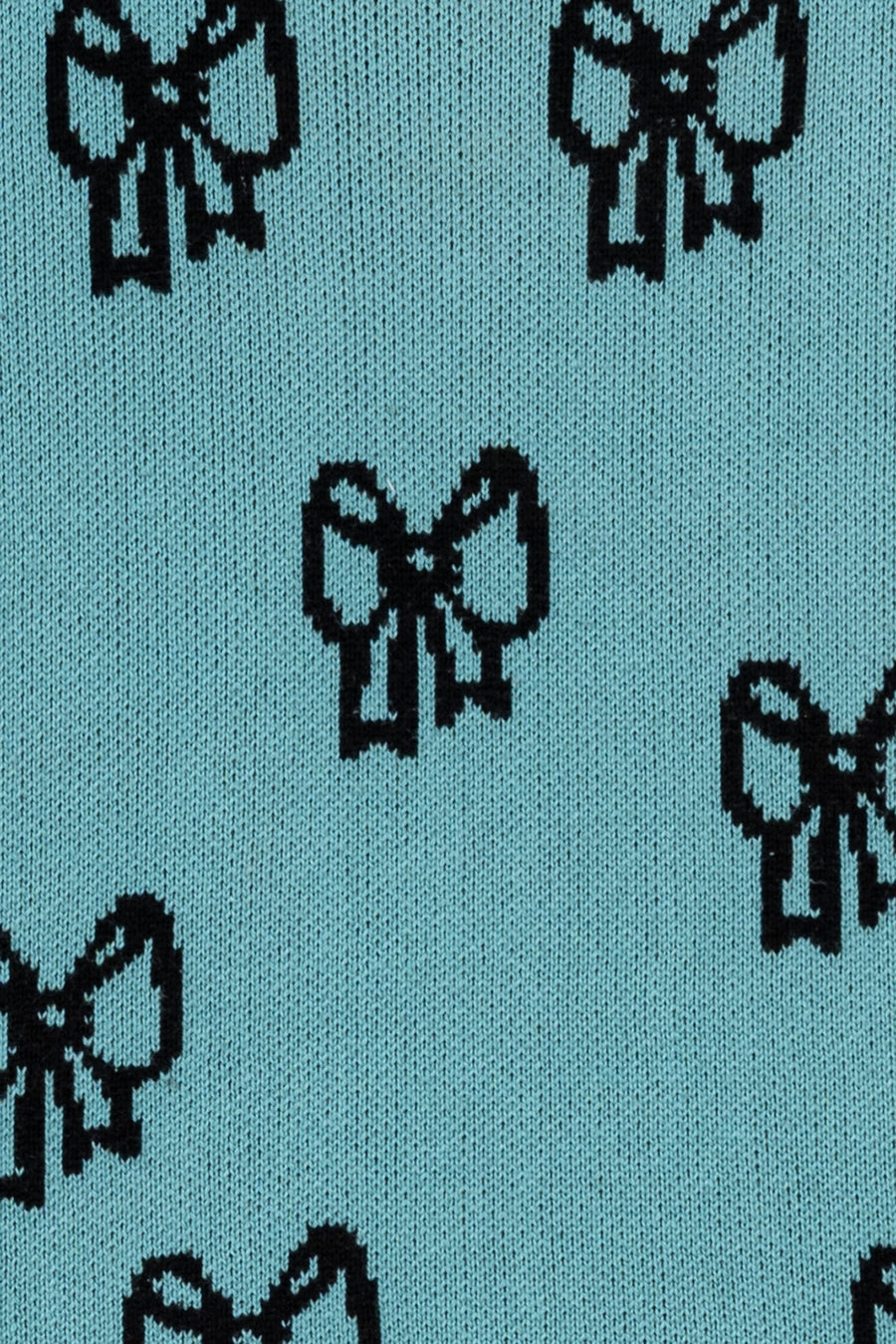 Girls’ Bow Motif Knitted Sweater