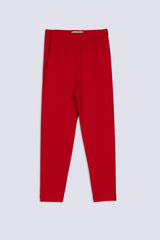 Red Girl's Basic Tights