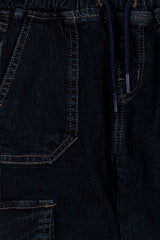 Dark Blue Boy's Denim Trouser