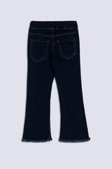Flare Cut Girl's Denim Trouser