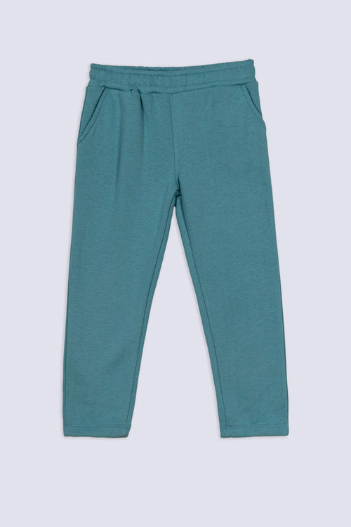 Boys Aqua Fleece Jogger
