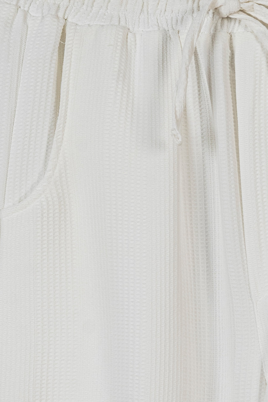 Men's Waffle Knit Wide-Leg Trouser