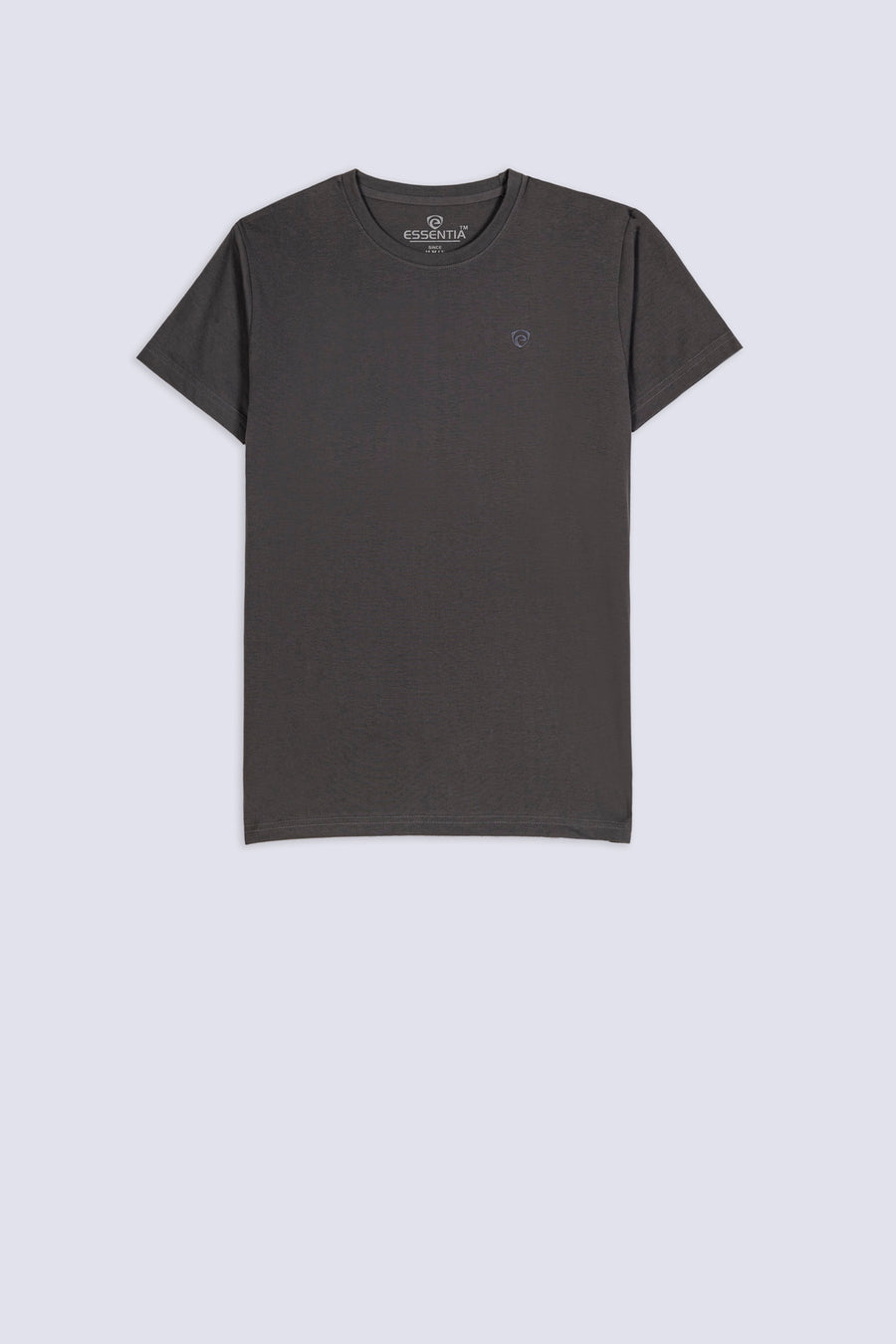 Dark Grey Men's Plain T-Shirt