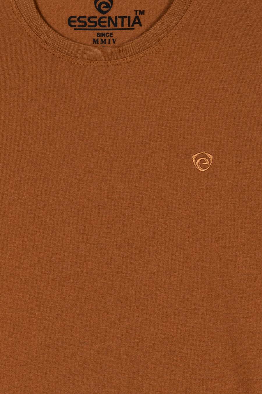 Brown Men's Plain T-Shirt