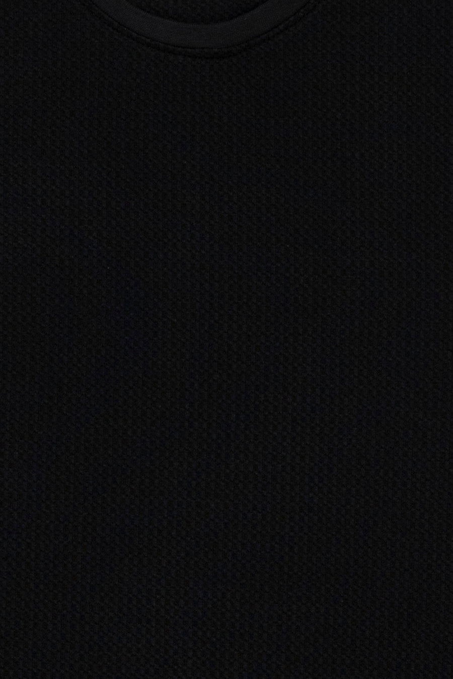 Black Textured Men's T-Shirt