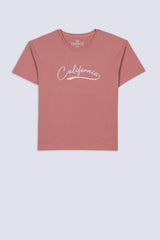 Pink California Ladies T-Shirt