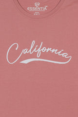 Pink California Ladies T-Shirt