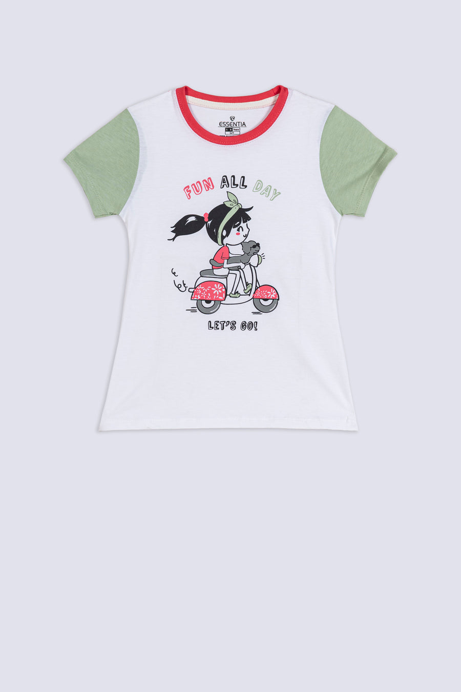 Girl's Fun All Day Graphic Tee