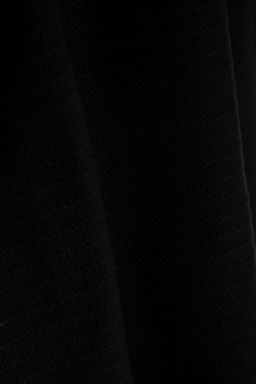 Black Men's Textured T-Shirt