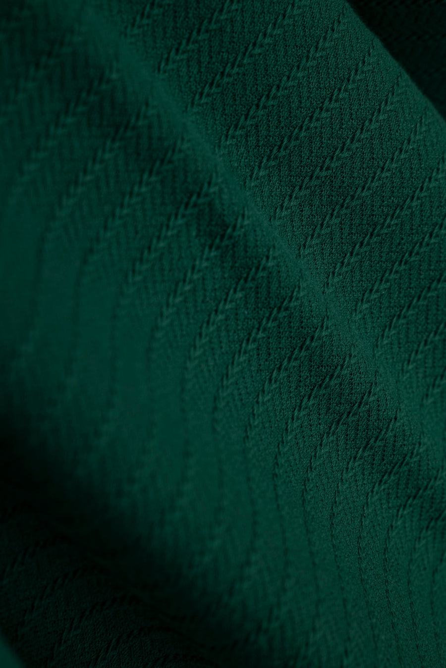 Green Men's Textured T-Shirt