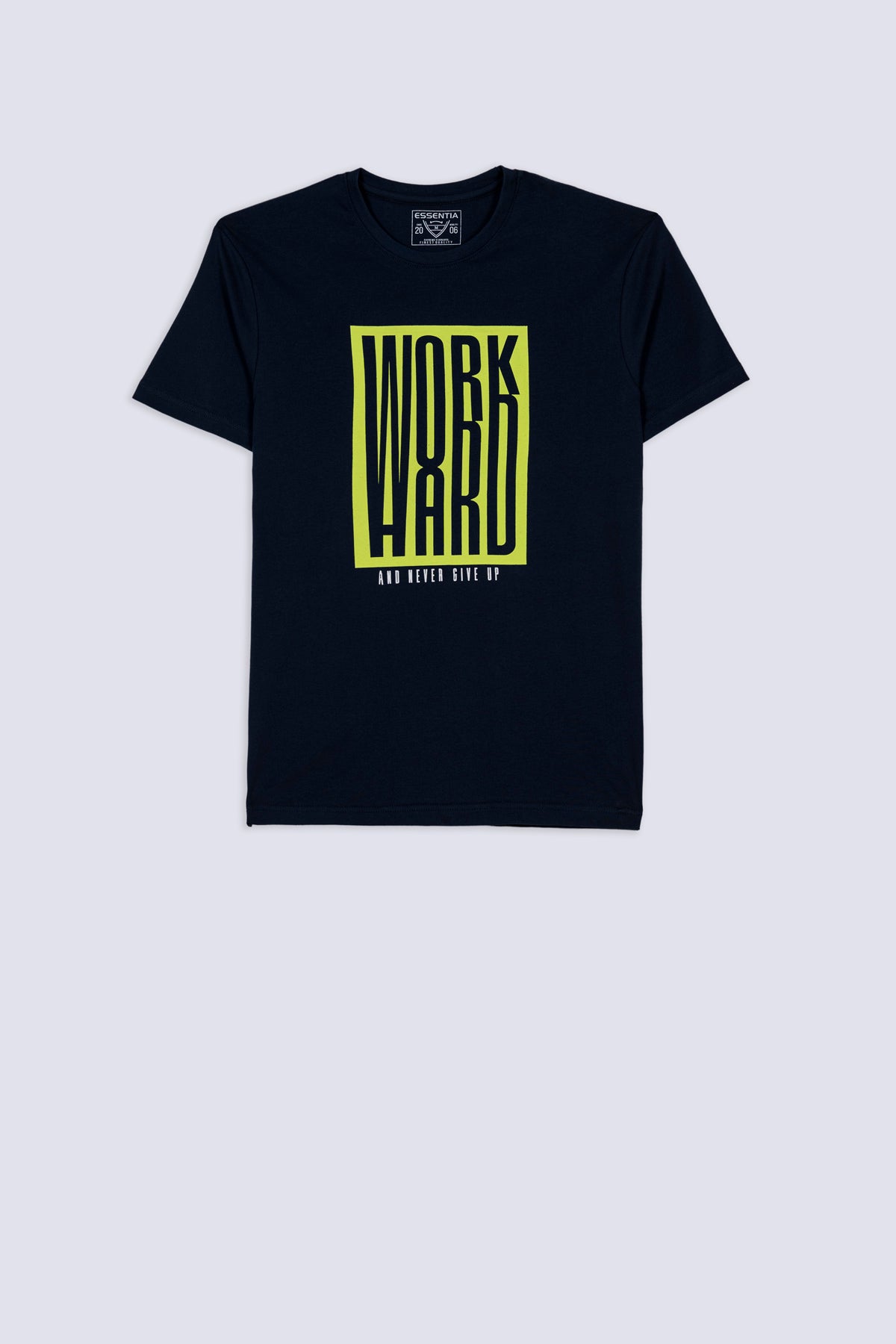 Work Hard Men's Printed T-Shirt